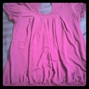 B-Wear Byer California ~ sinched waisted blouse